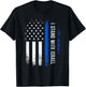 I Stand With Israel American Flag Jewish Freedom Solidarity T-Shirt - T-Shirt | Black