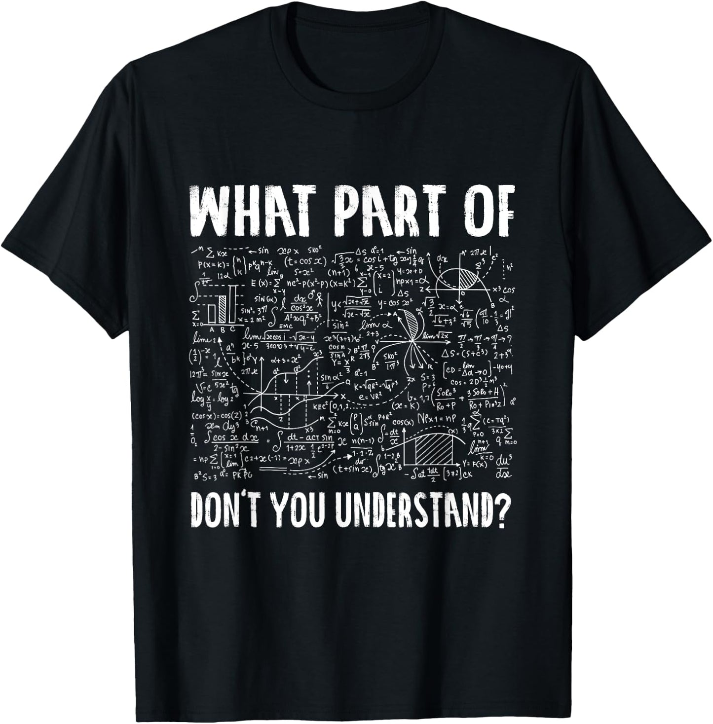 Mathematics Math Geek University Teacher Ironic Joke Small T-Shirt - T-Shirt | Black