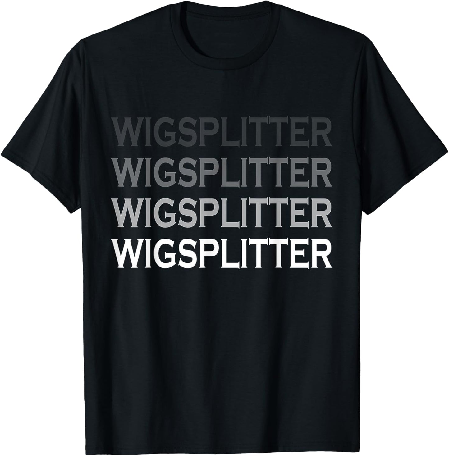 Wig Splitter Wigsplitter Prison Country Redneck MMA Party T-Shirt - T-Shirt | Black
