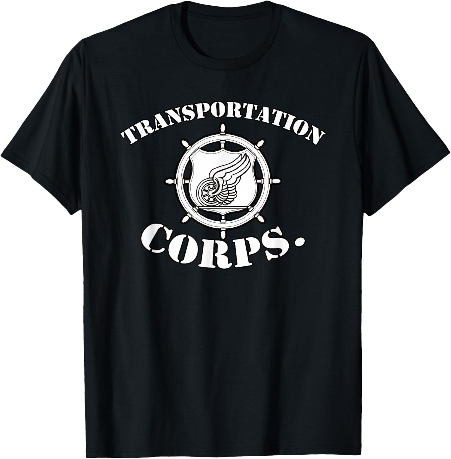 Army Transportation Corp Insignia Badge T-Shirt - T-Shirt | Black