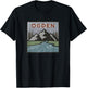 Vintage Ogden, Utah Illustration / Retro Ogden, Utah T-Shirt - T-Shirt | Black