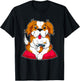 Cute Gamer Dog Gaming Women T-Shirt - T-Shirt | Black