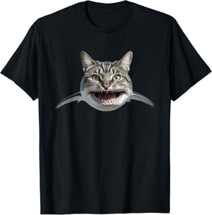 Catshark, silly cat shark face, funny sea monster Women Kids T-Shirt - T-Shirt | Black