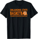 Oklahoma State Basketball - Compete Defeat Repeat T-Shirt - T-Shirt | Black