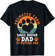 Promoted from Bagle Hound Dad Funny Basset Beagle Humor T-Shirt - T-Shirt | Black