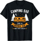 Camping Dad like a normal dad only way cooler Father T-Shirt - T-Shirt | Black