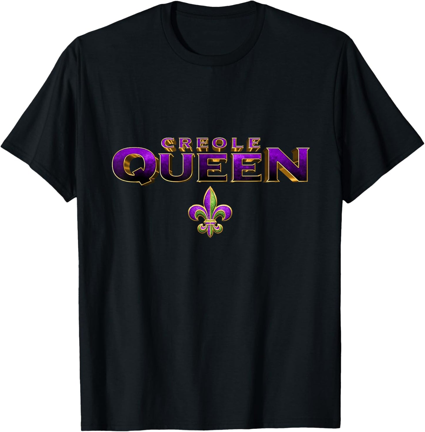 Creole Queen T-Shirt - T-Shirt | Black