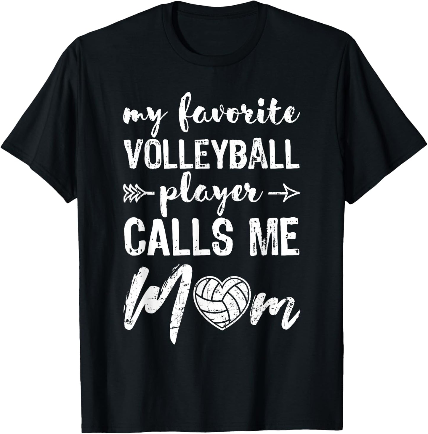Volleyball Mom Volleyball-Player Volleyball Ball Gift T-Shirt - T-Shirt | Black