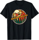 Vintage Sisters, Oregon Mountain Hiking Souvenir Print T-Shirt - T-Shirt | Black