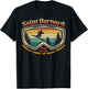 Saint Bernard of Montjoux Vintage Sunset Snow Ski T-Shirt - T-Shirt | Black