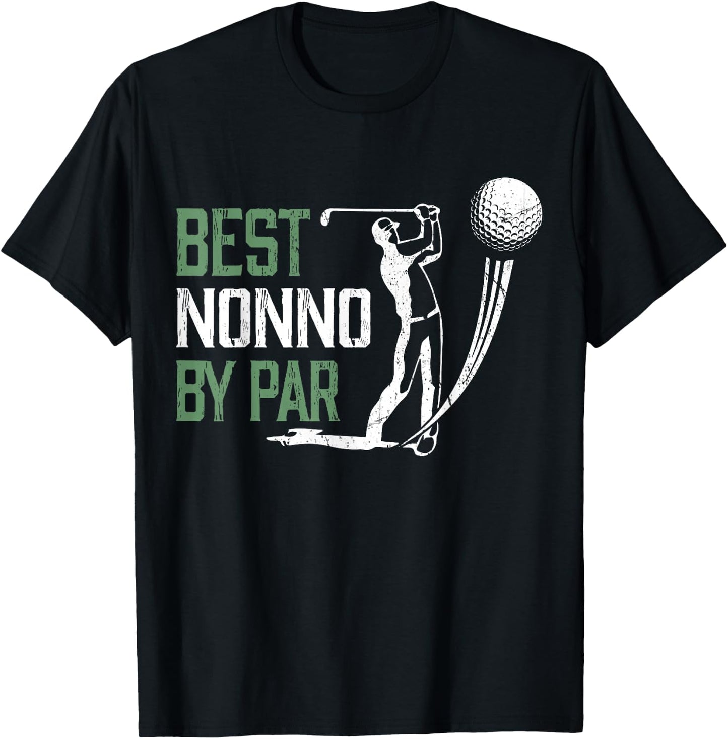Best Nonno by Par Golf Lover T-Shirt - T-Shirt | Black