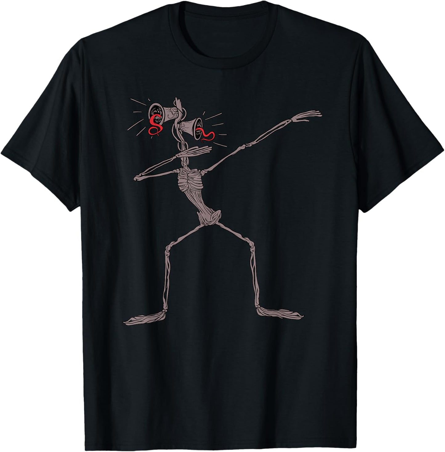 Funny dabbing Siren Head halloween meme kids gifts T-Shirt - T-Shirt | Black