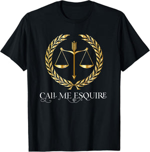 Call Me Esquire T-Shirt - T-Shirt | Black