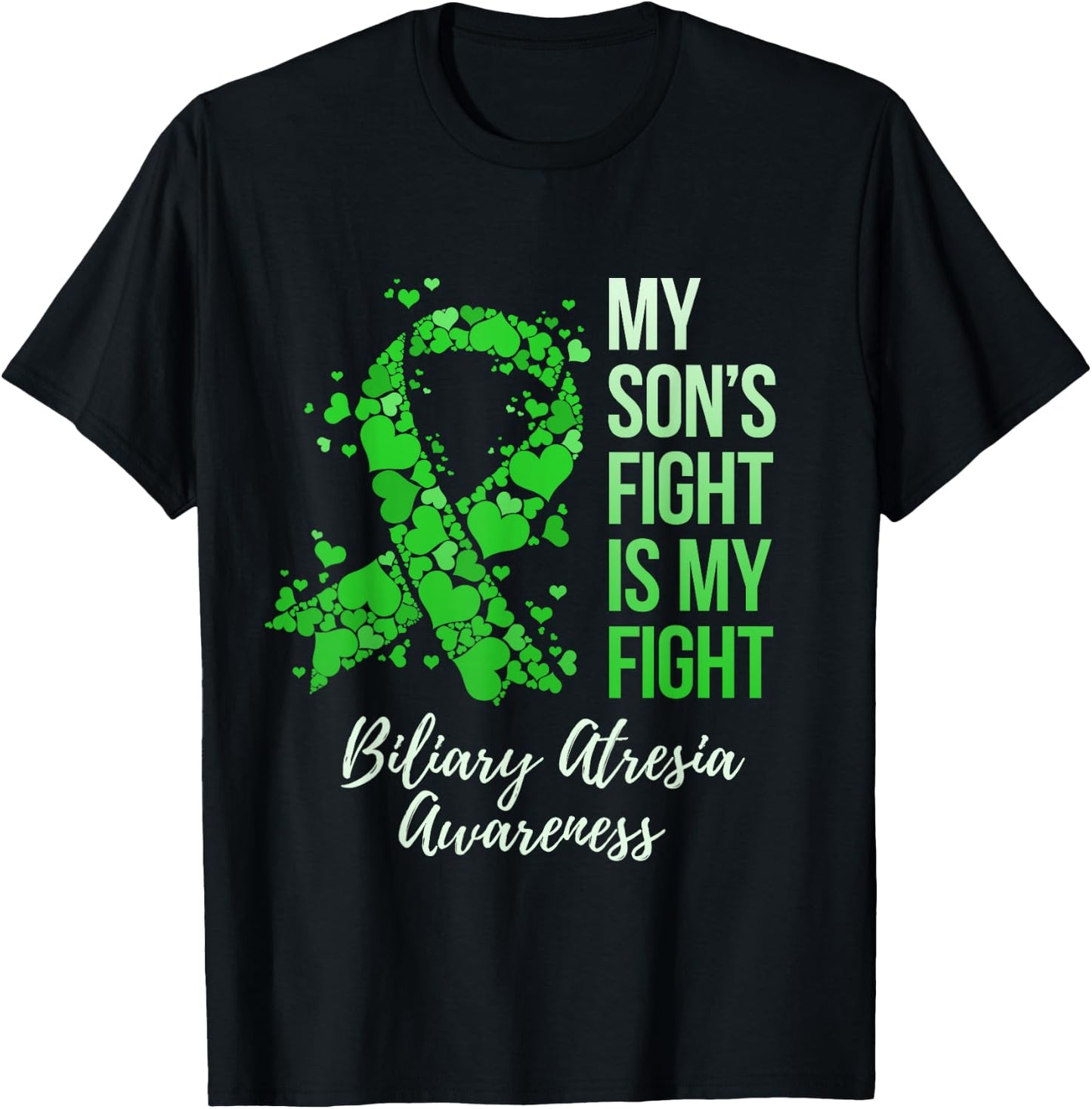 My Son’s Fight Is My Fight Biliary Atresia Awareness T-Shirt - T-Shirt | Black