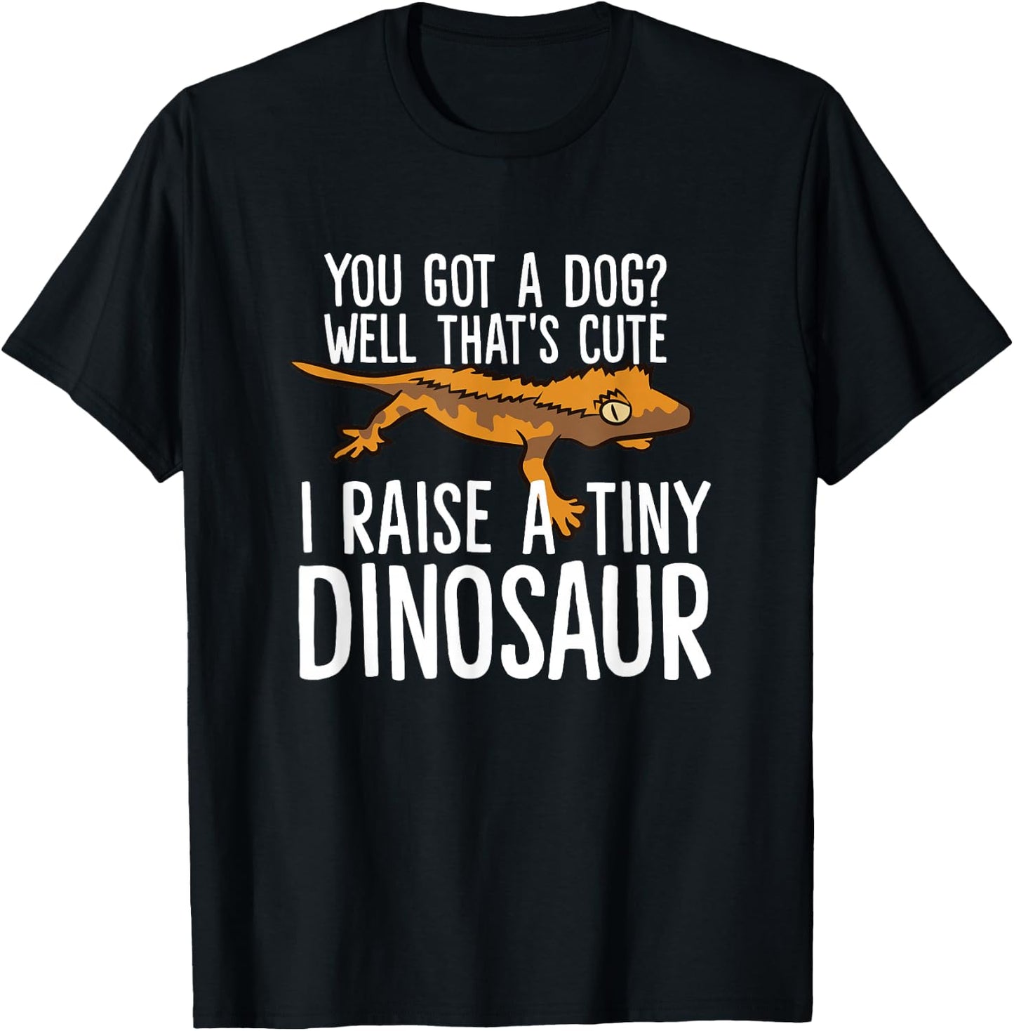Crested Gecko Owner Crested Gecko Pet Crested Gecko T-Shirt - T-Shirt | Black