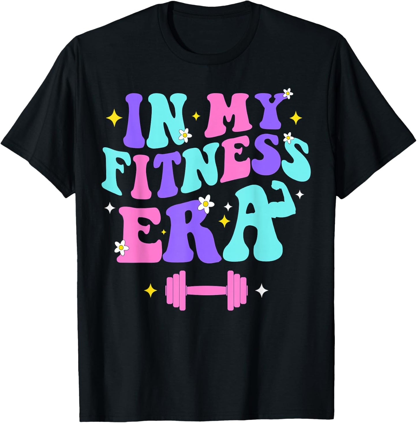 In My Fitness Era Workout Sport Motivation Lifting Gym T-Shirt - T-Shirt | Black