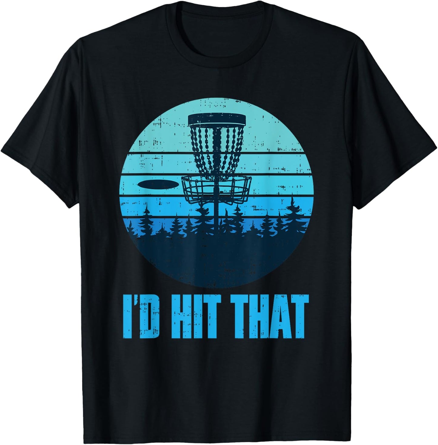 Funny Disc Golf Gifts - Frisbee Golf Disc Golf Course Discs T-Shirt - T-Shirt | Black