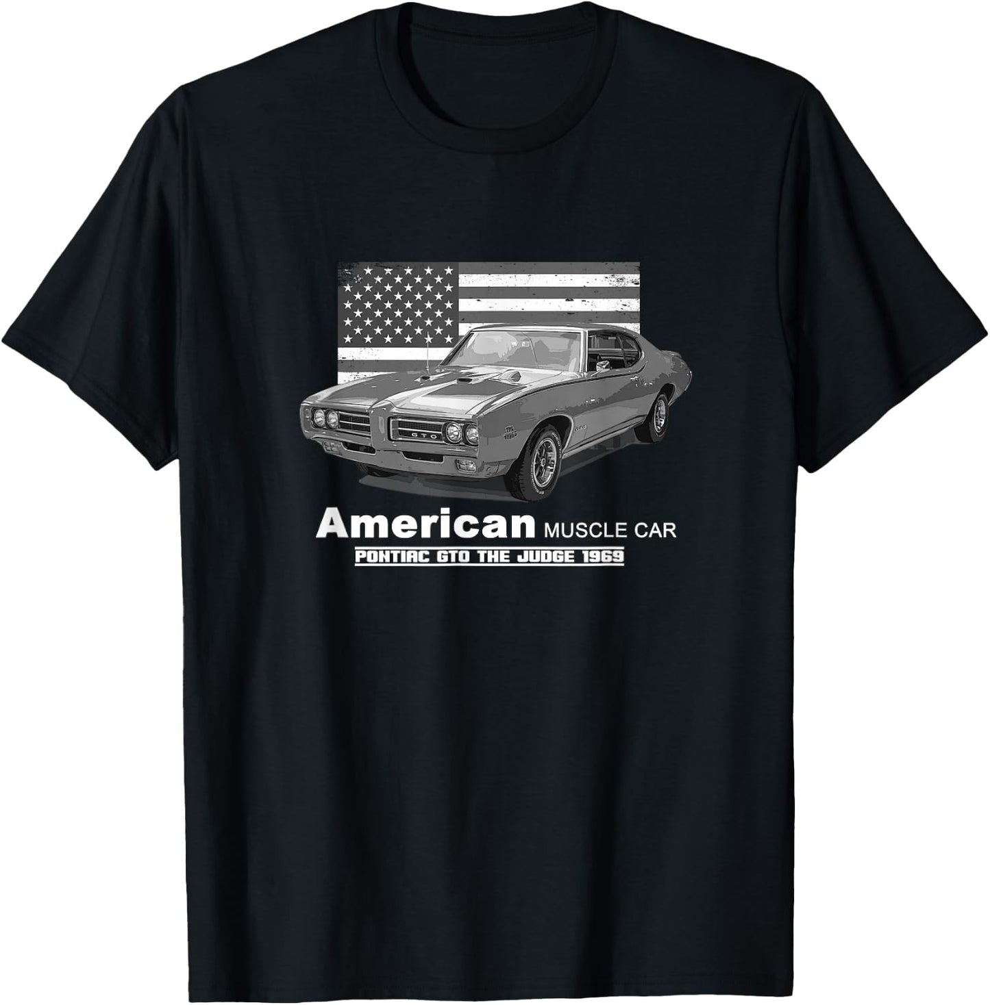 GTO The Judge American Muscle Car 60s 70s T-Shirt - T-Shirt | Black