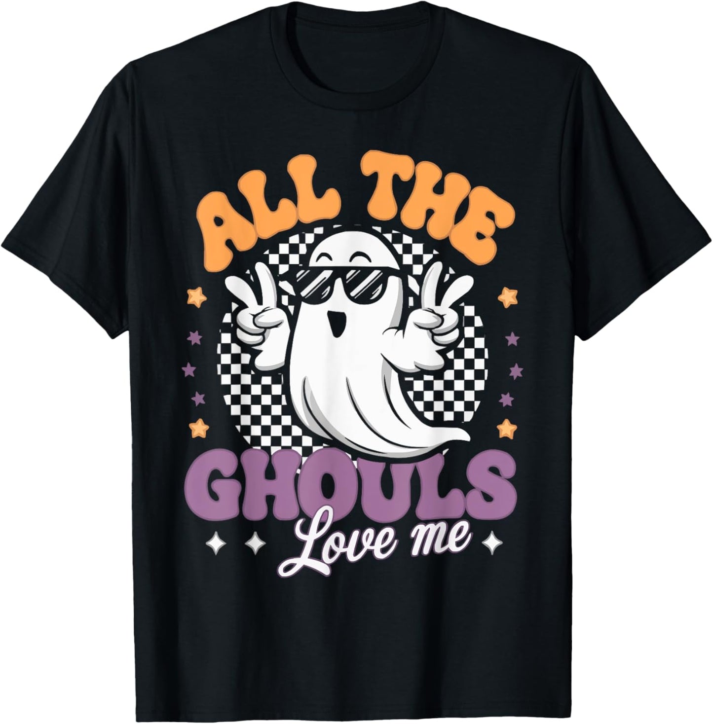 Halloween Ghoul Lover Spooky Ghost Scary Trick Or Treat T-Shirt - T-Shirt | Black