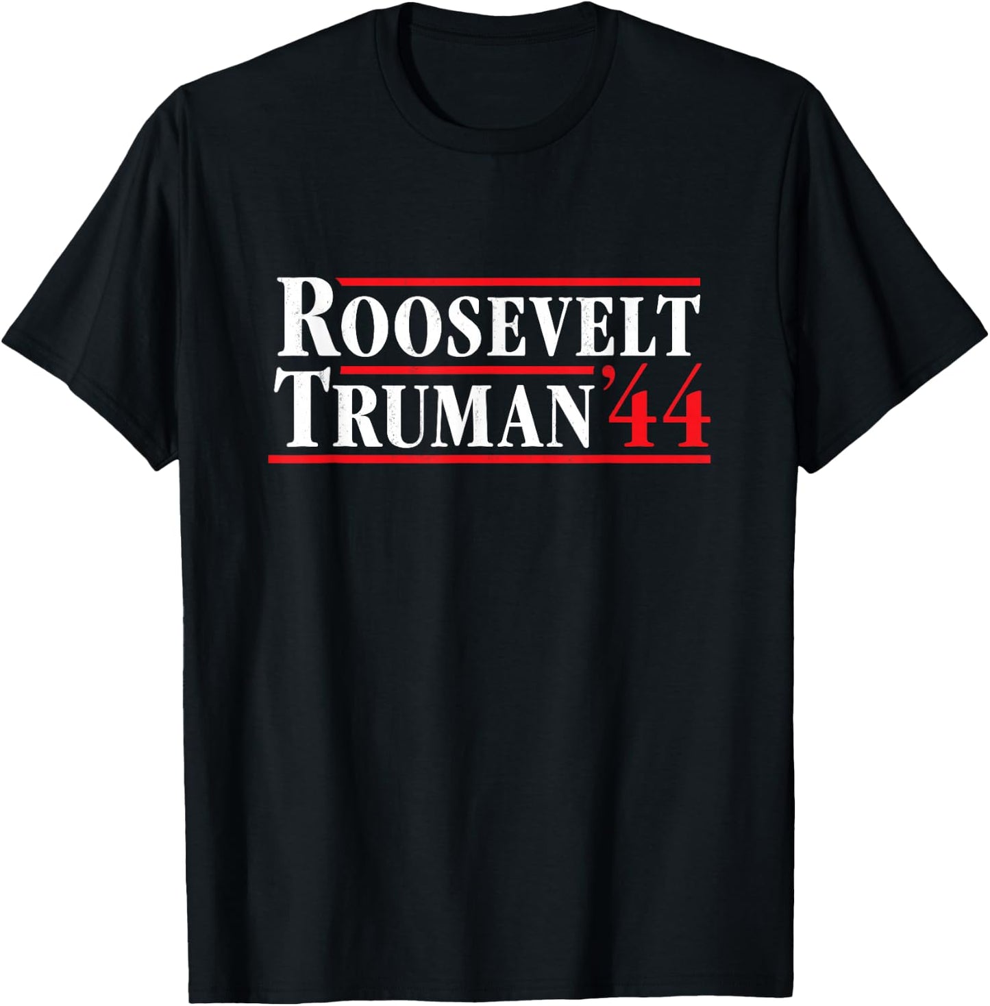 President Franklin Roosevelt 1944 - Retro 4th of July T-Shirt - T-Shirt | Black
