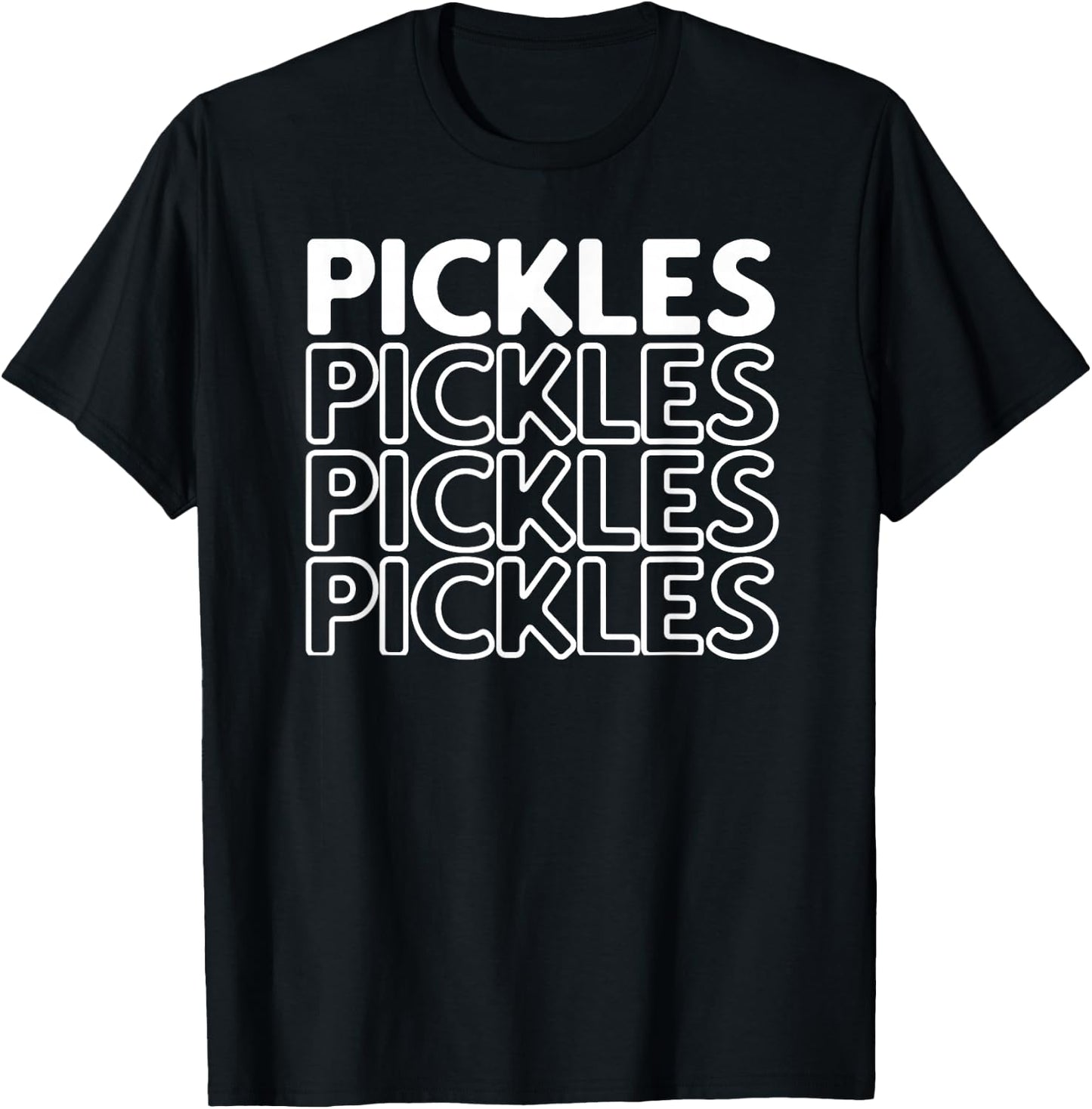 Pickles Retro Green Gift T-Shirt - T-Shirt | Black