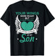 My Heart Was Not In Loving Memory Missing Son In Heaven T-Shirt - T-Shirt | Black