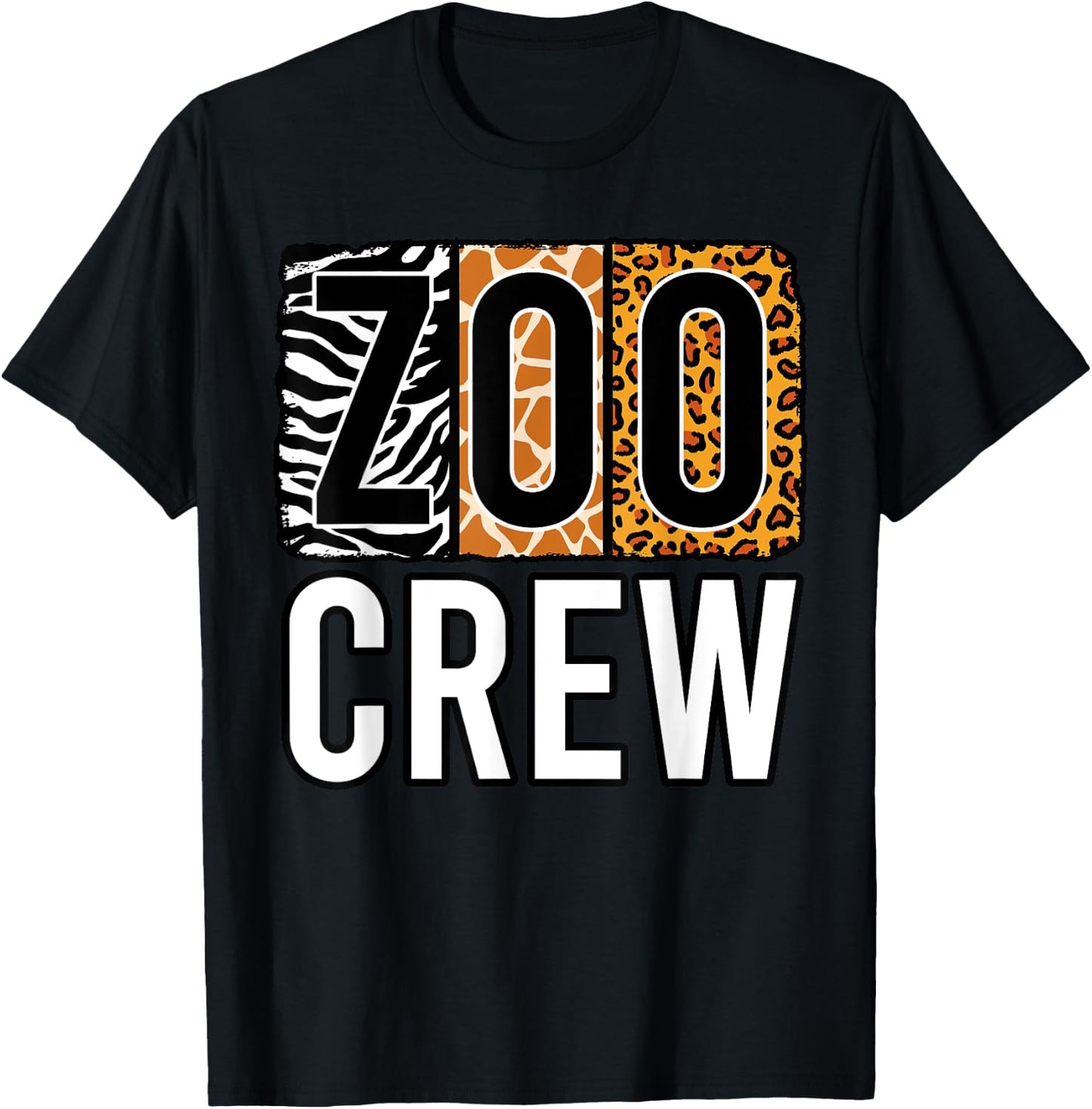 Zoo Crew Zookeeper Costume Safari Wildlife Animal Park T-Shirt - T-Shirt | Black