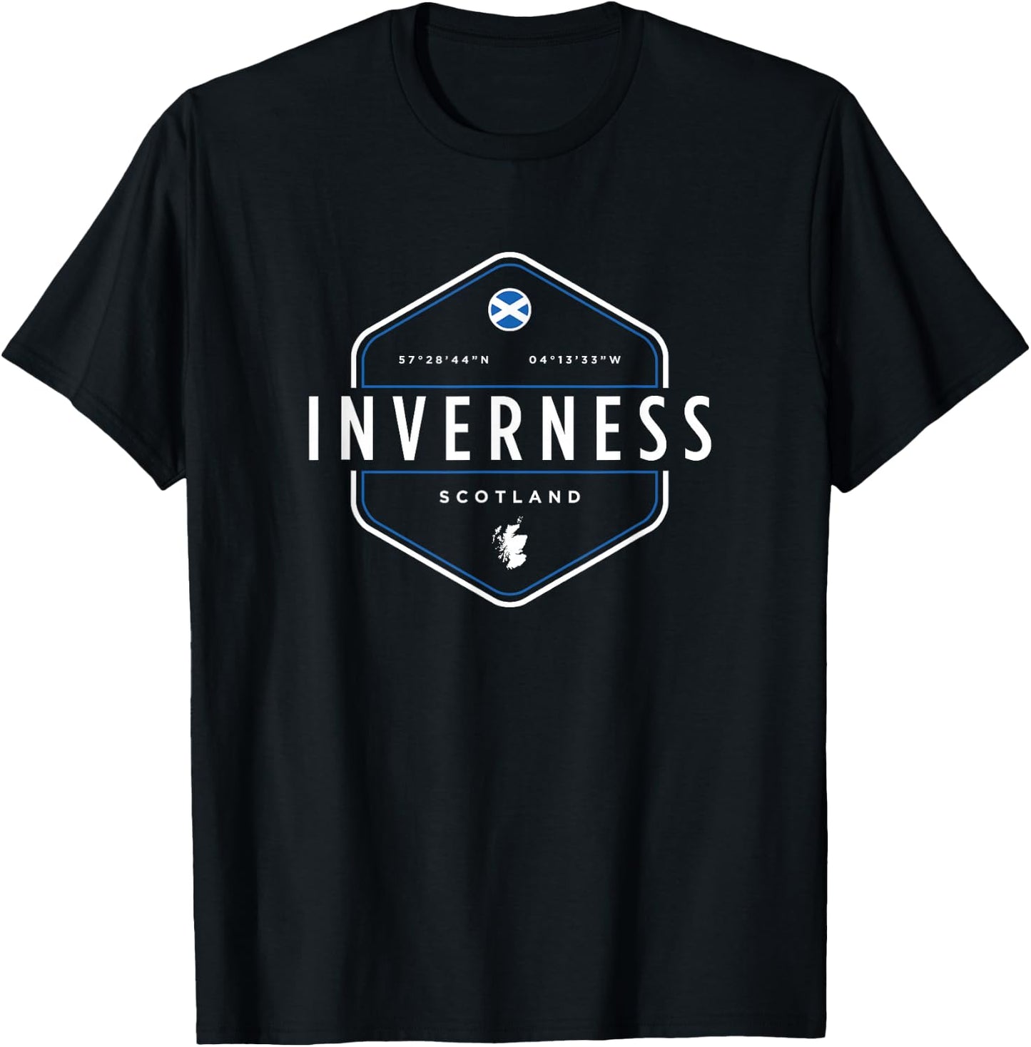 Inverness Scotland T-Shirt - T-Shirt | Black