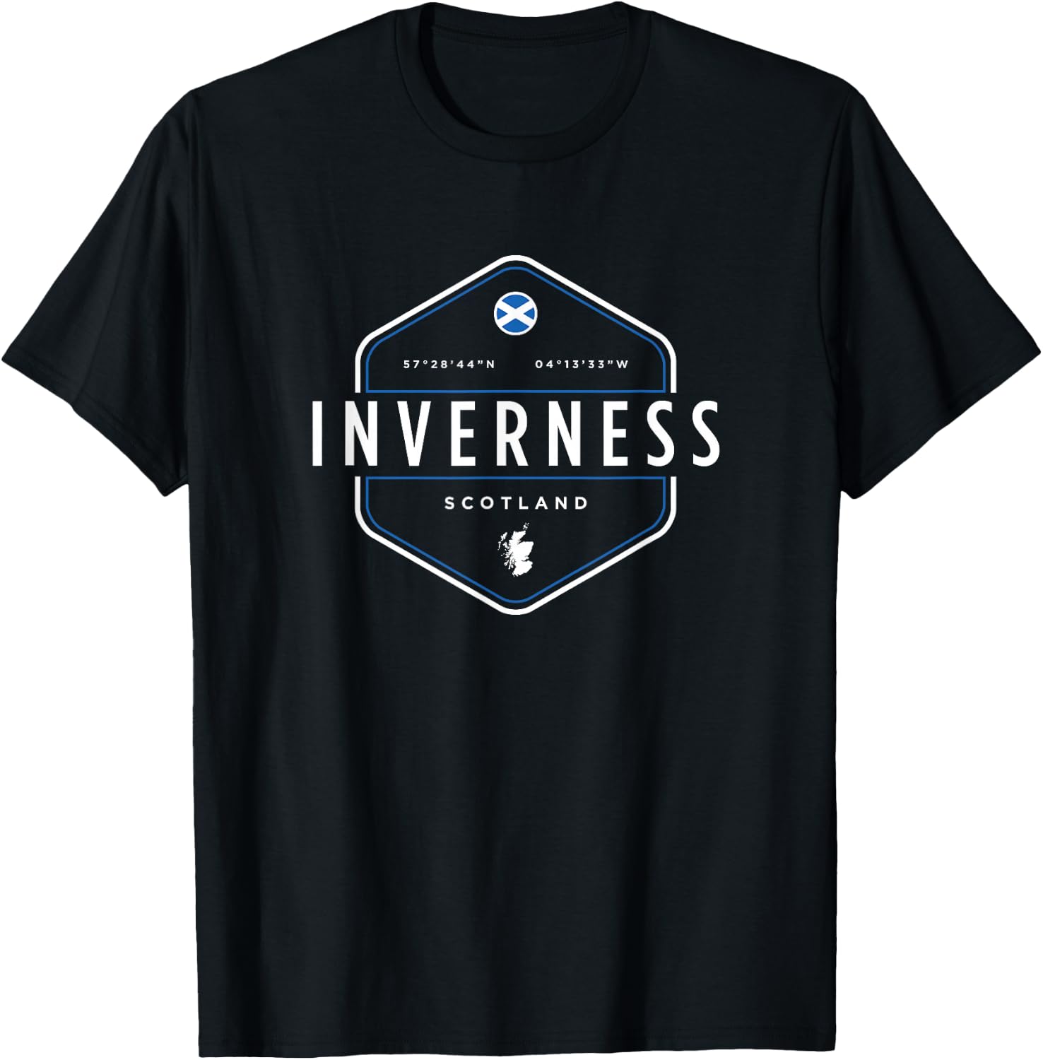 Inverness Scotland T-Shirt - T-Shirt | Black