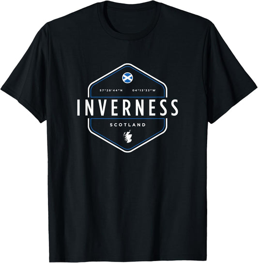 Inverness Scotland T-Shirt - T-Shirt | Black