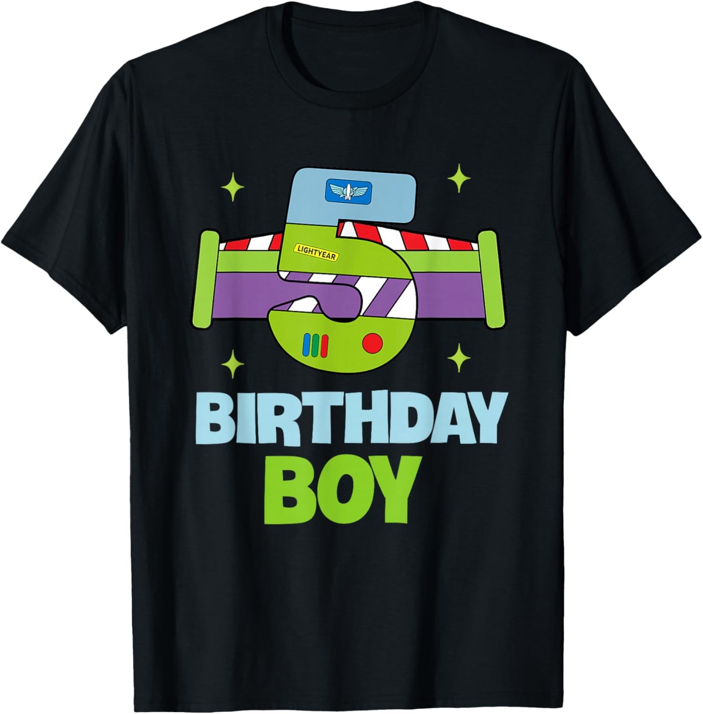 5th Birthday Boy Toy Lover Funny 5 Year Old Story Bday Party T-Shirt - T-Shirt | Black