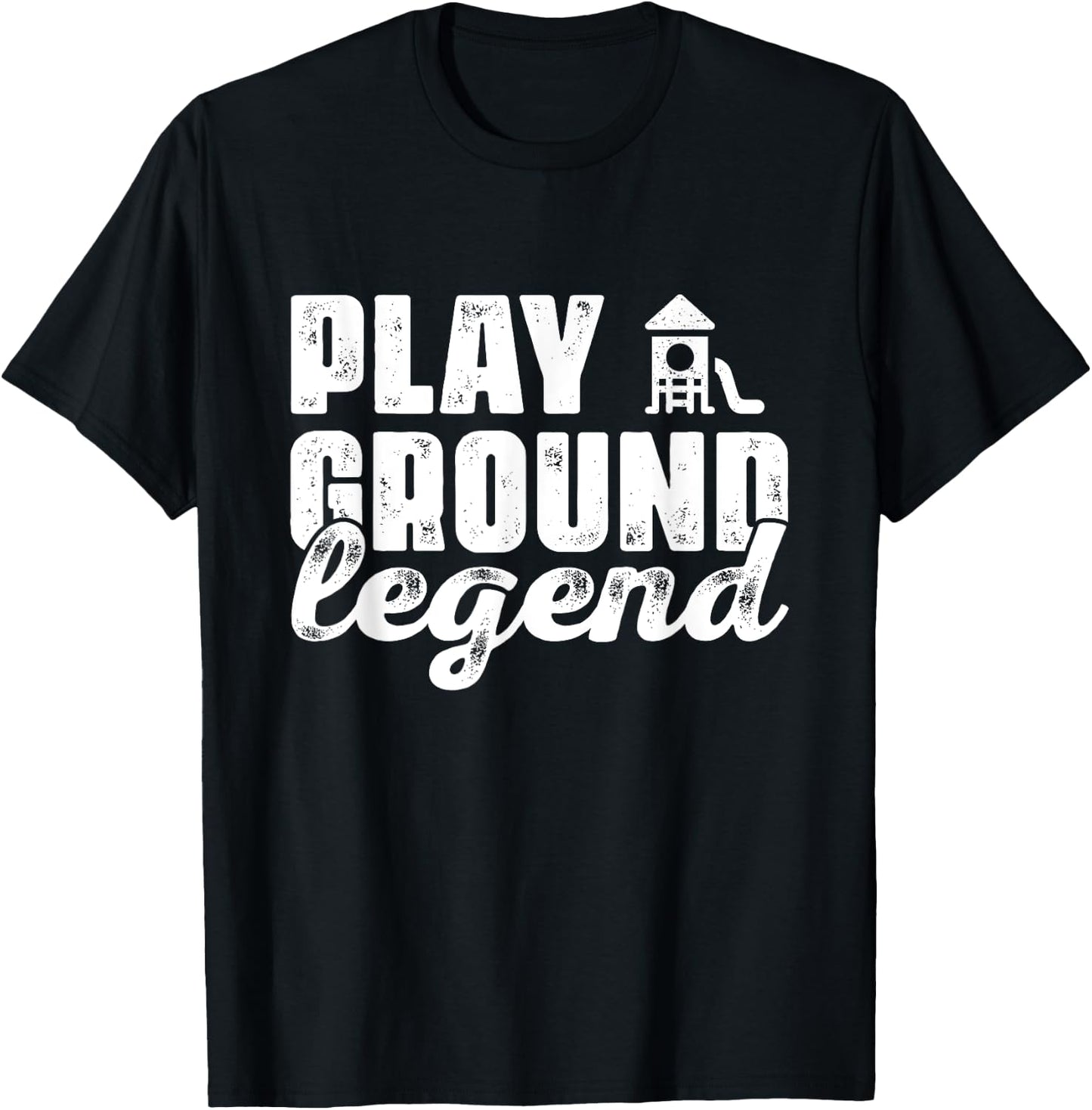 Funny Cute Empowering For Boys Kids Playground Legend T-Shirt - T-Shirt | Black