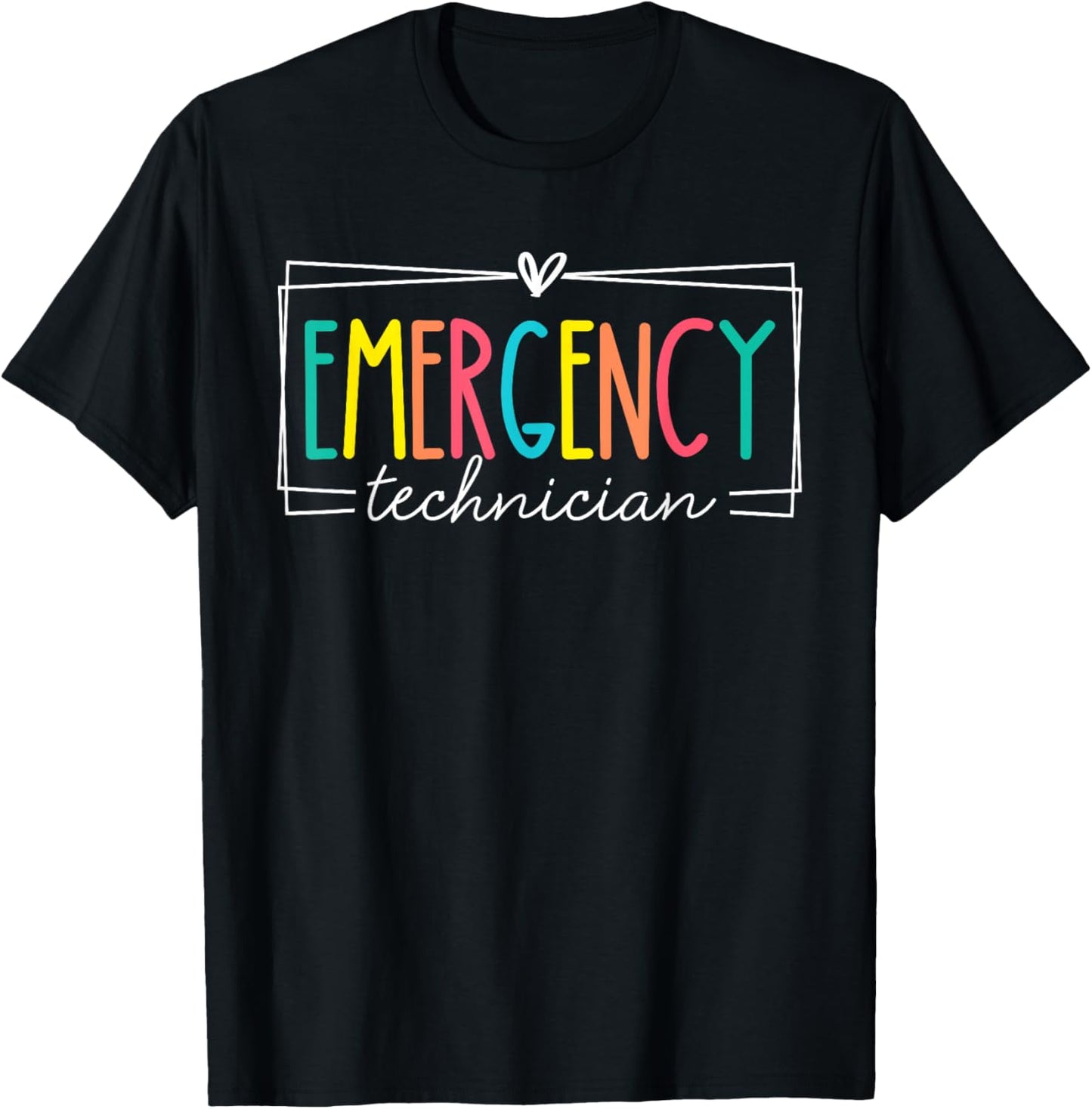 Emergency Technician ER Emergency Department Room ER Tech T-Shirt - T-Shirt | Black