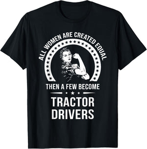 Tractor Driver Shirt | Tractor Driver T-Shirt - T-Shirt | Black