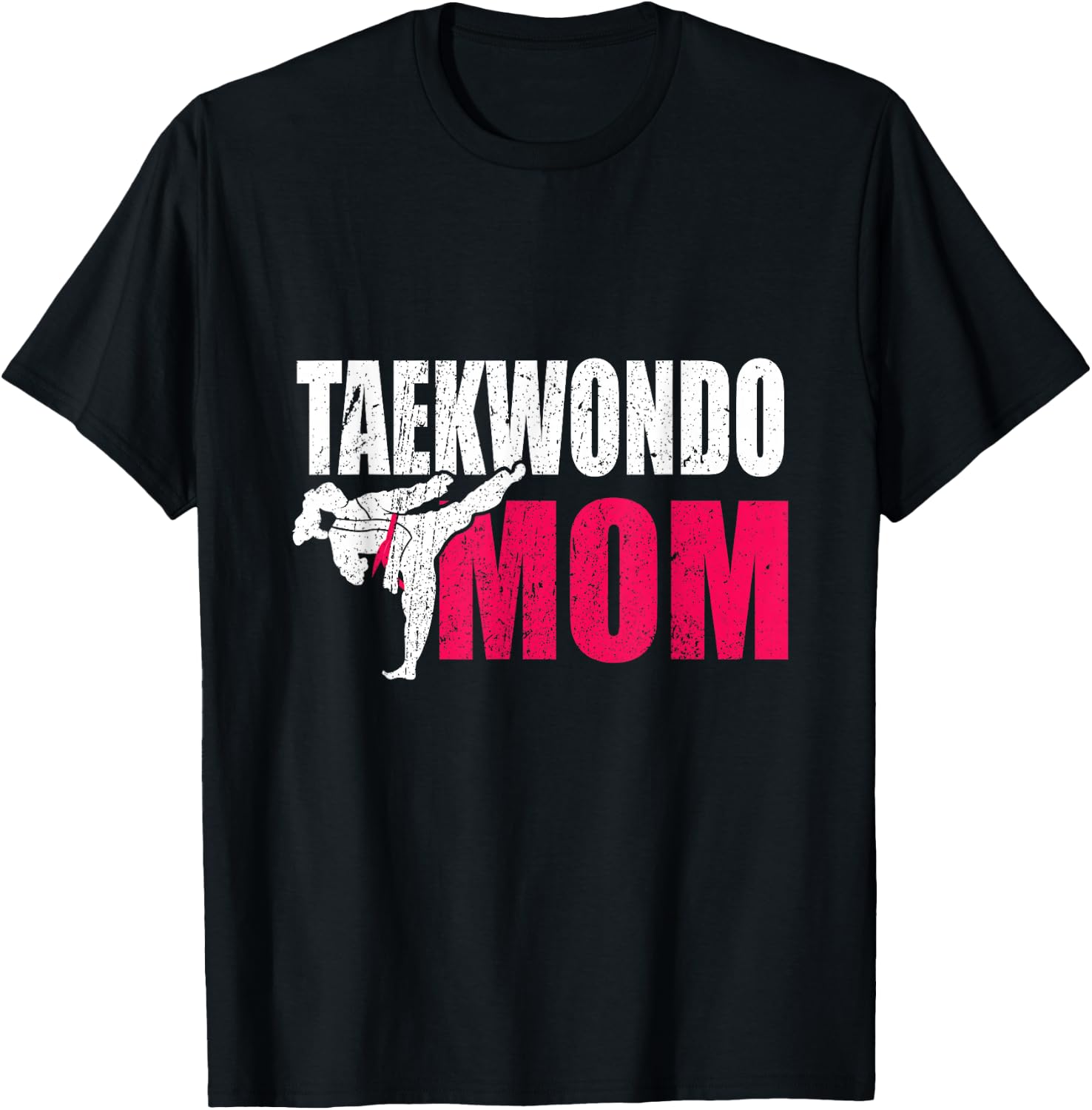 Taekwondo Mom Gift T-Shirt - T-Shirt | Black