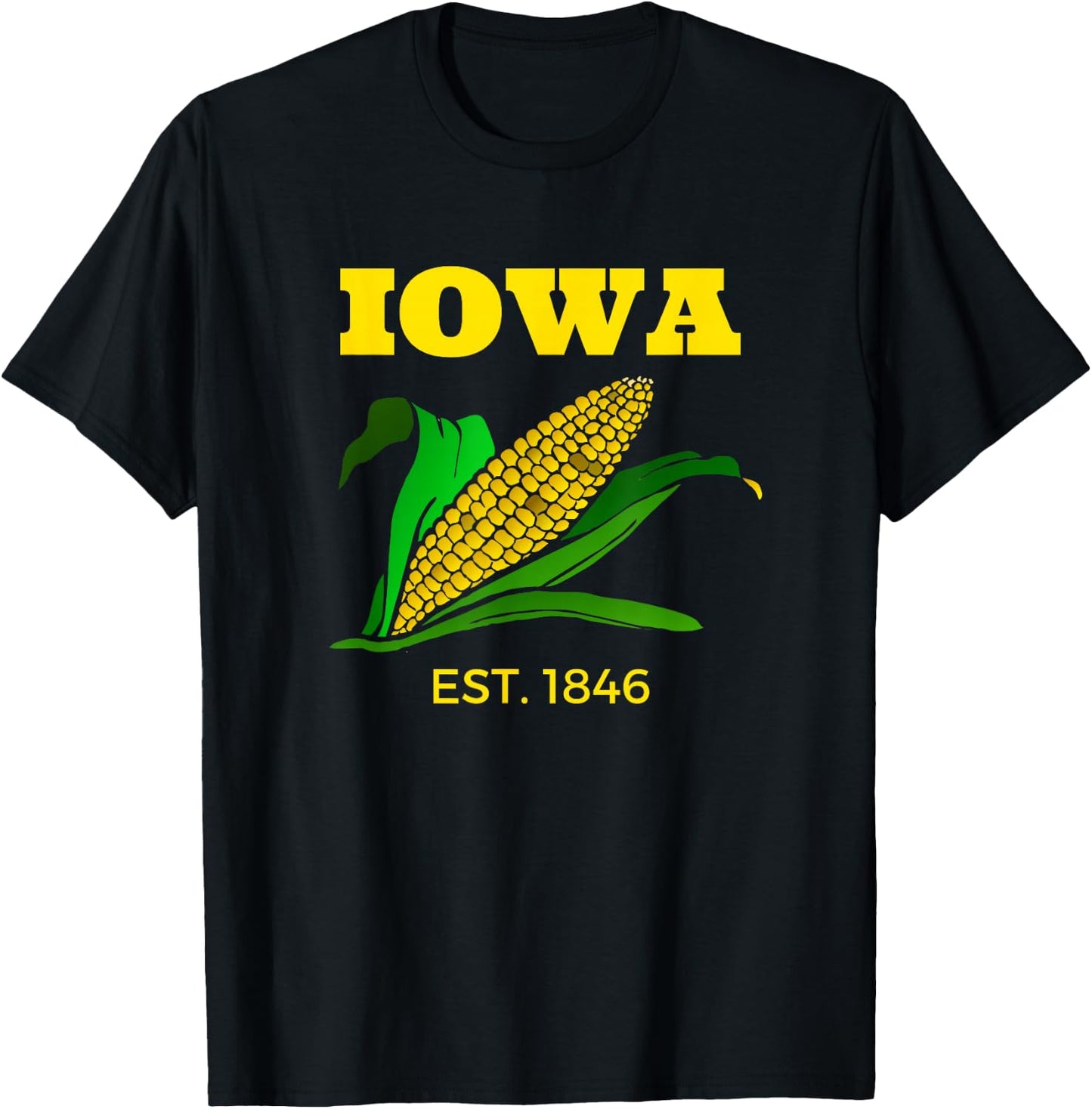Iowa Corn Farming T-Shirt - T-Shirt | Black