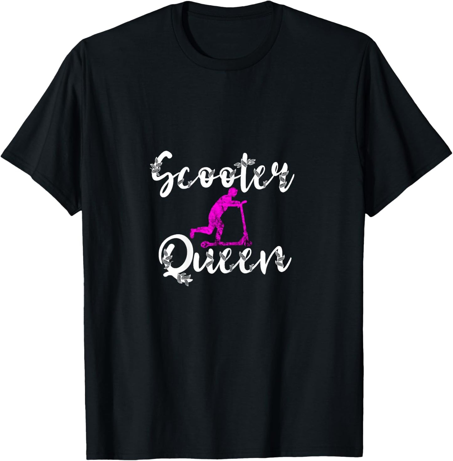 Scooter Queen Electric Scooter Queen Scooter Driver T-Shirt - T-Shirt | Black