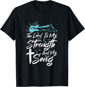 Christian Music Guitar Church Band Love God T-Shirt - T-Shirt | Black