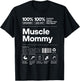 Muscle Mommy Ingredients - 100% Organic 100% Leg Day Gym Fit T-Shirt - T-Shirt | Black
