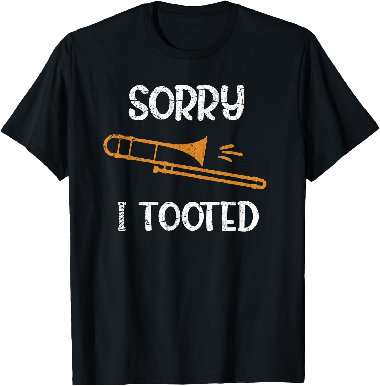 Trombone Player Marching Band Music Gift Trombone T-Shirt - T-Shirt | Black