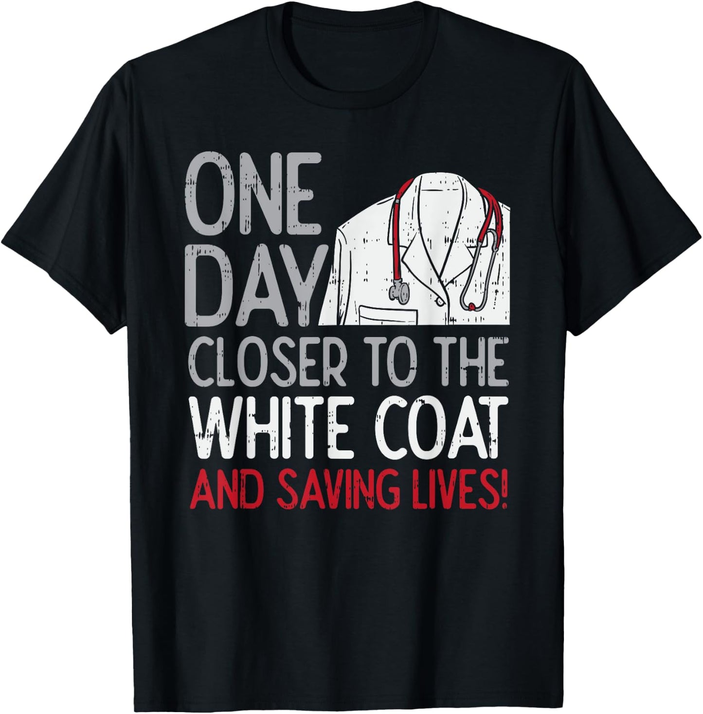 Future Doctor Lifesaver - Funny Pre Med - Med Student Gift T-Shirt - T-Shirt | Black