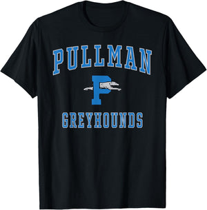 Pullman High School Greyhounds T-Shirt - T-Shirt | Black