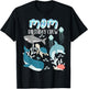 Mom of the Birthday Boy Ocean Sea Animals Birthday Party T-Shirt - T-Shirt | Black