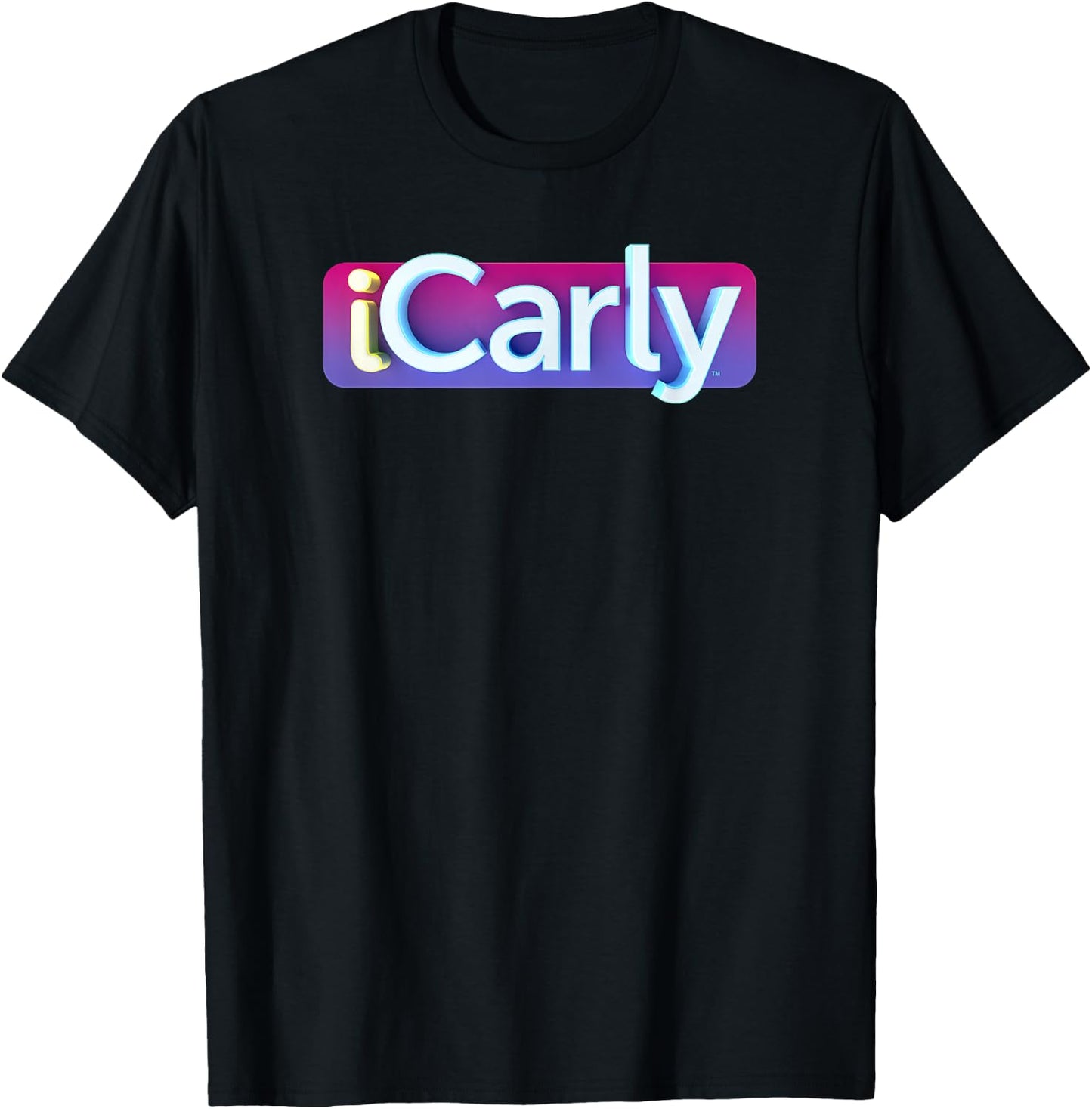 iCarly Simple Title Logo T-Shirt - T-Shirt | Black
