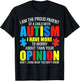 I Am The Proud Parent Of A Child With Autism shirt T-Shirt - T-Shirt | Black