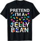 Pretend I'm Jelly Bean Halloween Candy Costume T-Shirt - T-Shirt | Black