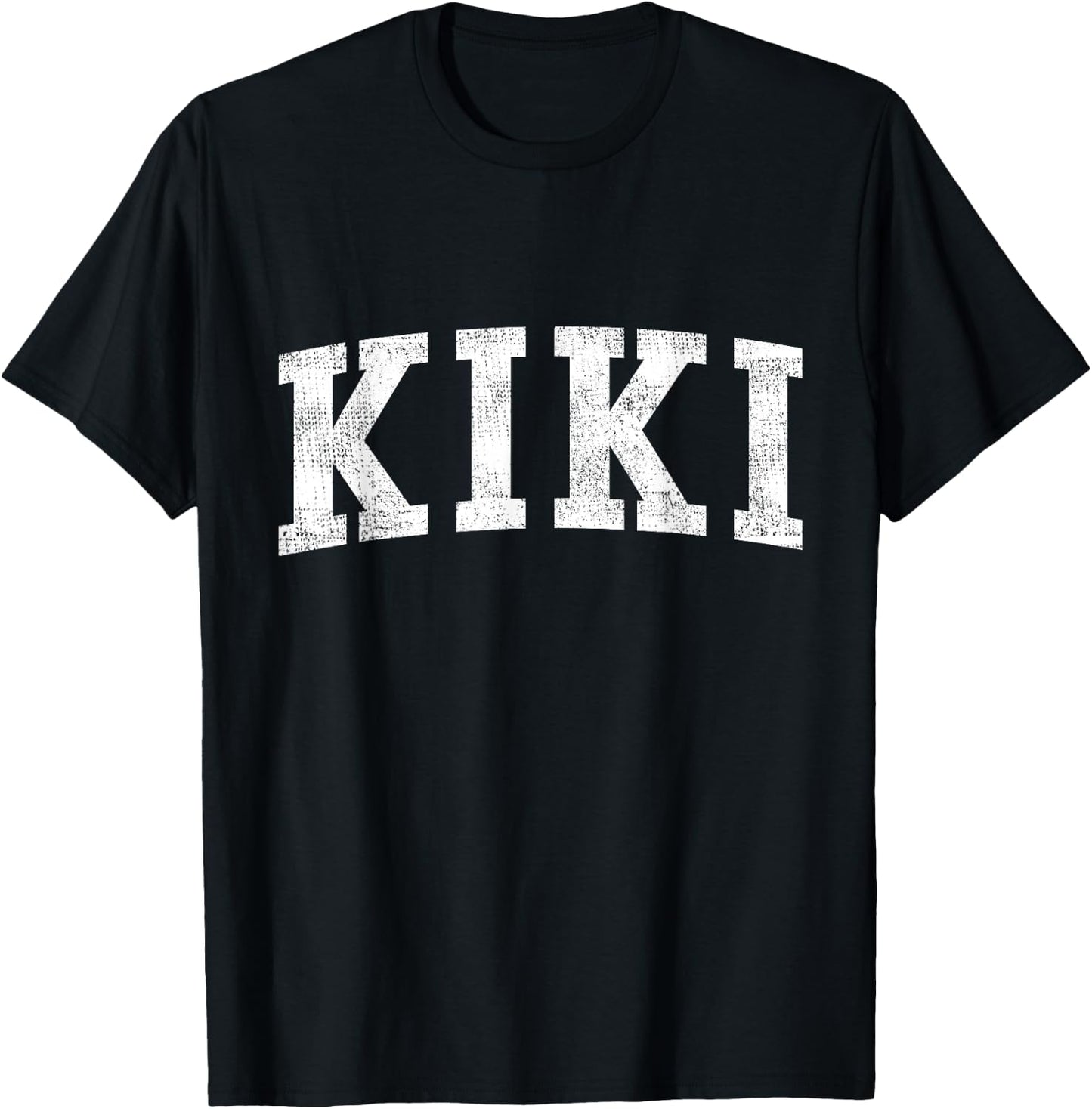 Kiki Classic Bold Font Kiki Birthday Gift T-Shirt - T-Shirt | Black