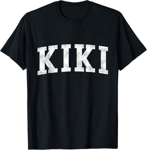 Kiki Classic Bold Font Kiki Birthday Gift T-Shirt - T-Shirt | Black