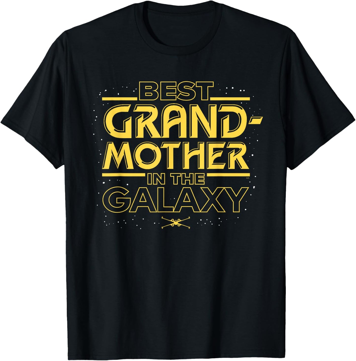 Star Wars Best Grandmother in the Galaxy Mother's Day T-Shirt - T-Shirt | Black