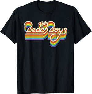 Beach Boys Rainbow Ripple Logo Small T-Shirt - T-Shirt | Black